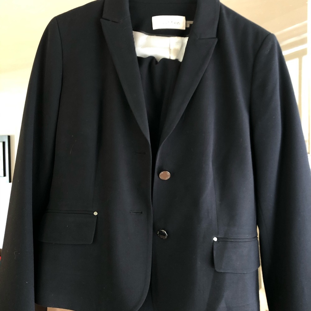 Calvin Klein Suit - Blazer w/matching pants(bonus)